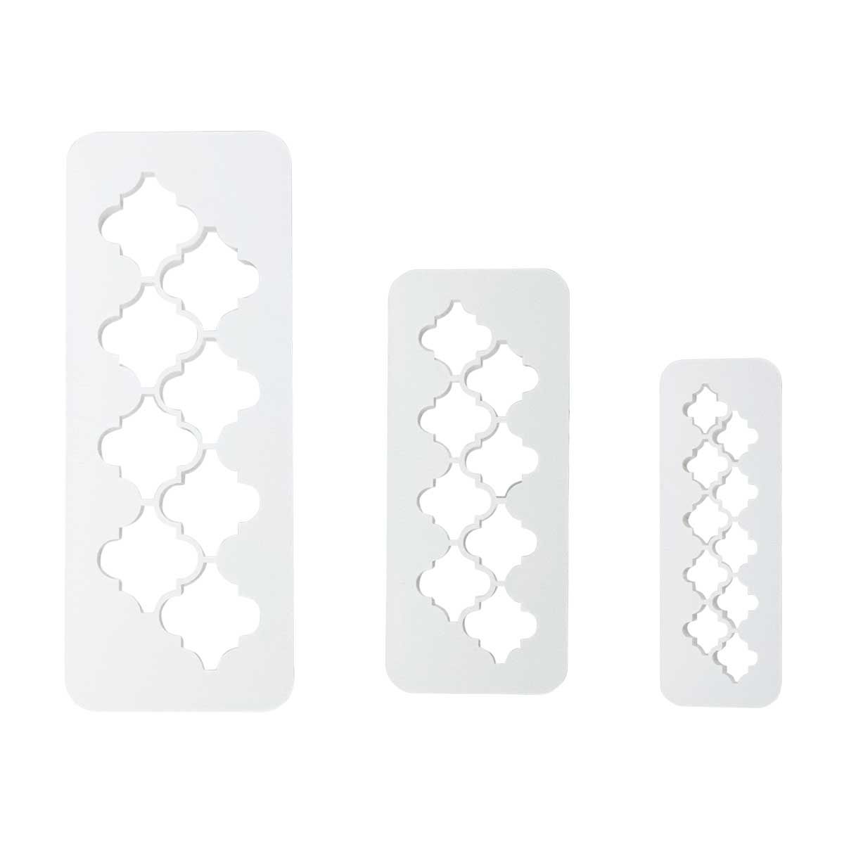 Geometrické multi vykrajovátko marocké lucerny 3 ks